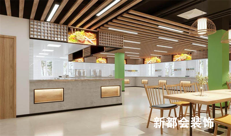 300㎡傳統(tǒng)中式餐廳裝修設(shè)計(jì)
