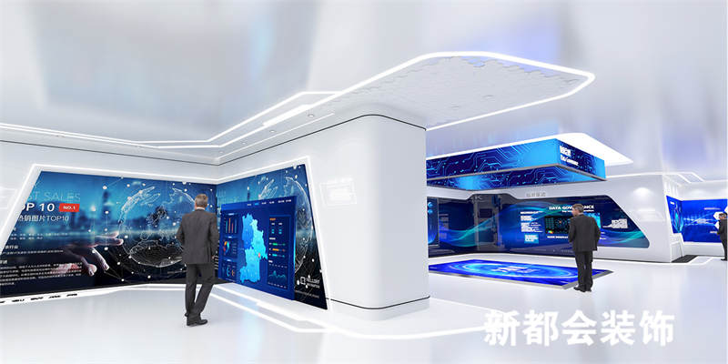 科技產(chǎn)品大數(shù)據(jù)展廳設(shè)計